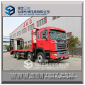JAC double cabin truck 300hp 8x4 8*4 low tow flatbed truck